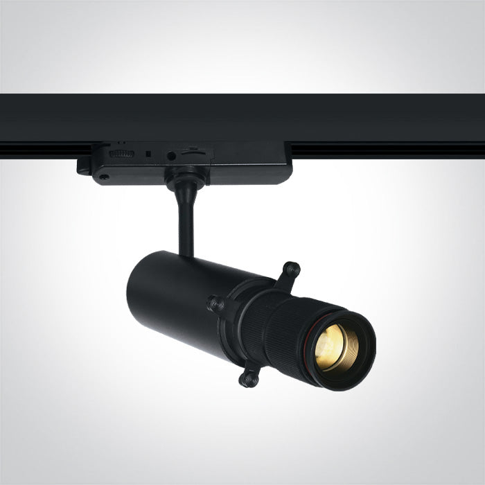 ONE Light | 65668T/B/W BLACK TRACK SPOT 12w WW ADJUSTABLE SHAPE BEAM 230v - OEM NORDIC - Quality Parts Distribution