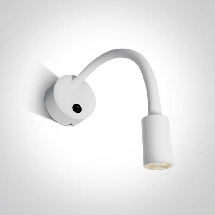 ONE Light Wall Light 3W 160lm 3000K CRI90 IP20 White 65738A/W/W