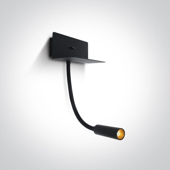 ONE Light | 65744/B/W BLACK COB LED 3W WW USB IP20 36deg 230V - OEM NORDIC - Quality Parts Distribution