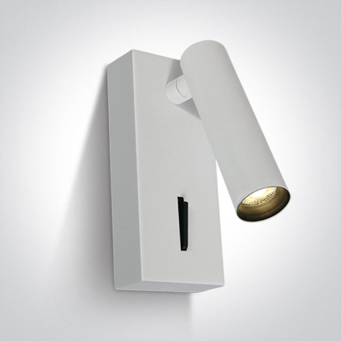 ONE Light Wall Light 3W 150lm 3000K CRI90 IP20 White 65746/W/W