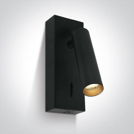 ONE Light Wall Light 3W 150lm 3000K CRI90 IP20 Black 65746A/B/W