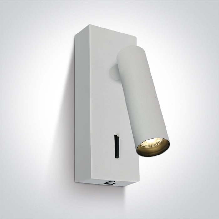 ONE Light Wall Light 3W 150lm 3000K CRI90 IP20 White 65746A/W/W