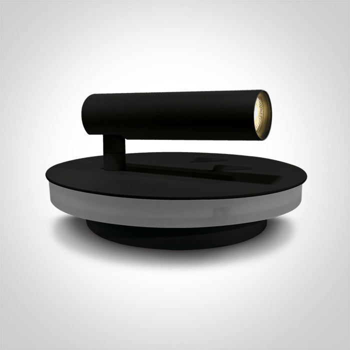 ONE Light Wall Light 3W + 6W 150lm+420lm 3000K CRI90 IP20 Black 65746B/B/W