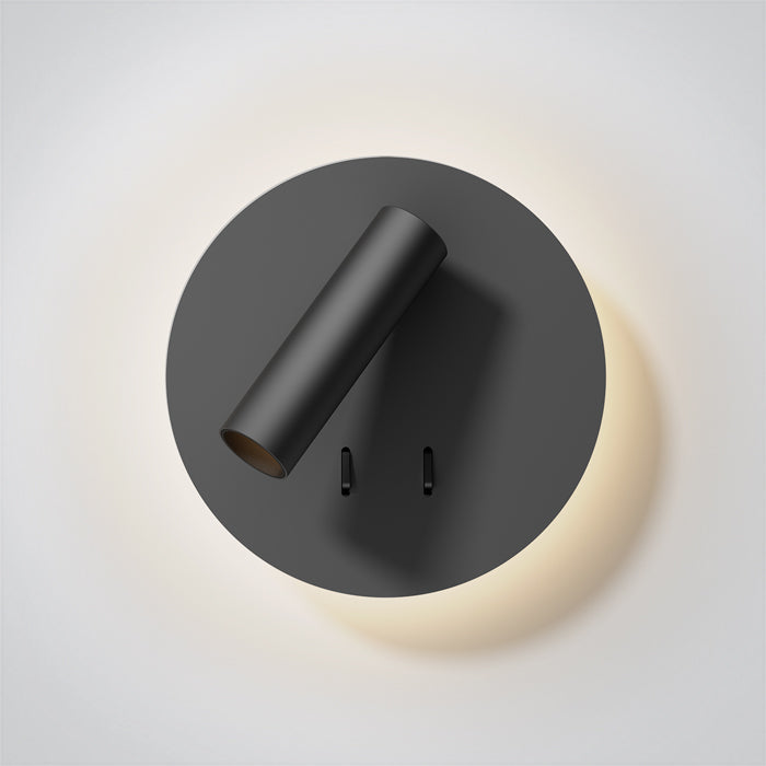 ONE Light Wall Light 3W + 6W 150lm+420lm 3000K CRI90 IP20 Black 65746B/B/W