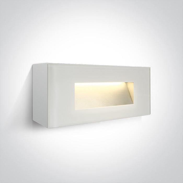 ONE Light Wall Light 5W 350lm 3000K CRI80 IP65 White 67076A/W/W