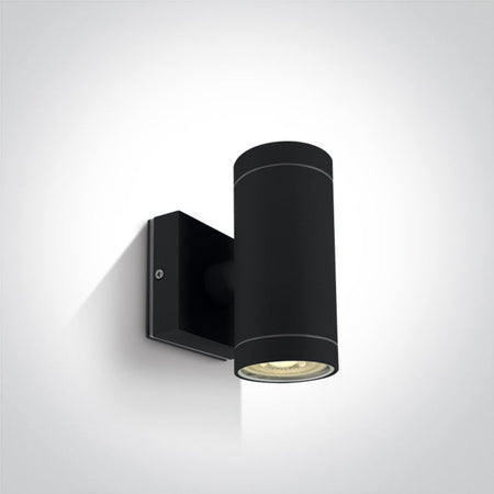 ONE Light Wall Light GU10 2x10W IP54 Black 67130/B