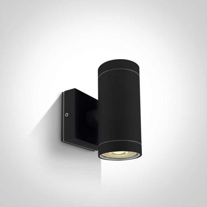 ONE Light Wall Light GU10 2x10W IP54 Black 67130/B