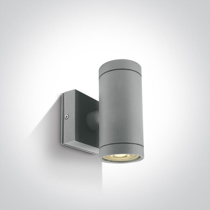 ONE Light Wall Light GU10 2x10W IP54 Grey 67130/G