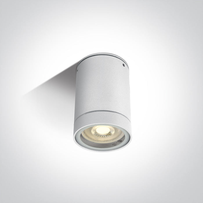 ONE Light Ceiling Light GU10 10W IP54 White 67130C/W