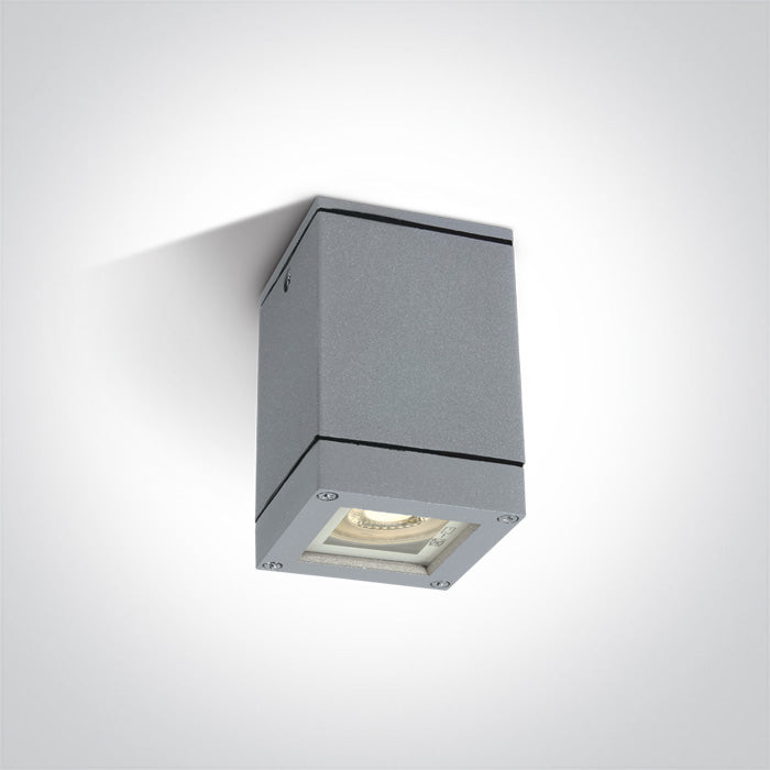 ONE Light Ceiling Light GU10 10W IP54 Grey 67130D/G