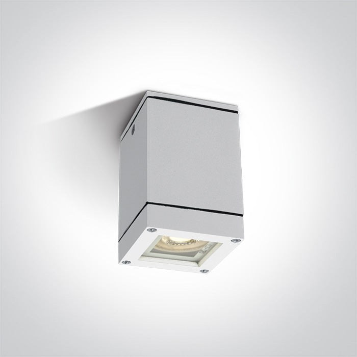 ONE Light | 67130D/W WHITE SQUARE CEI GU10 10w IP54 - OEM NORDIC - Quality Parts Distribution