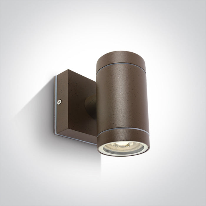ONE Light Wall Light GU10 10W IP54 Rust Brown 67130E/BR