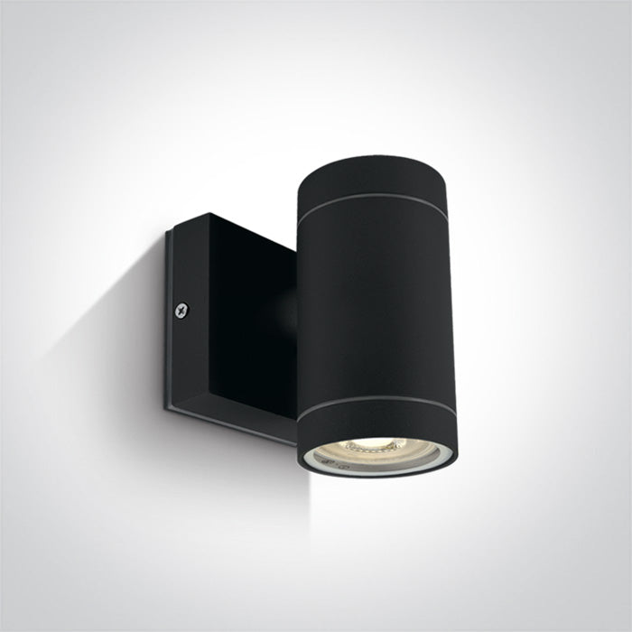 ONE Light Wall Light GU10 10W IP54 Black 67130E/B