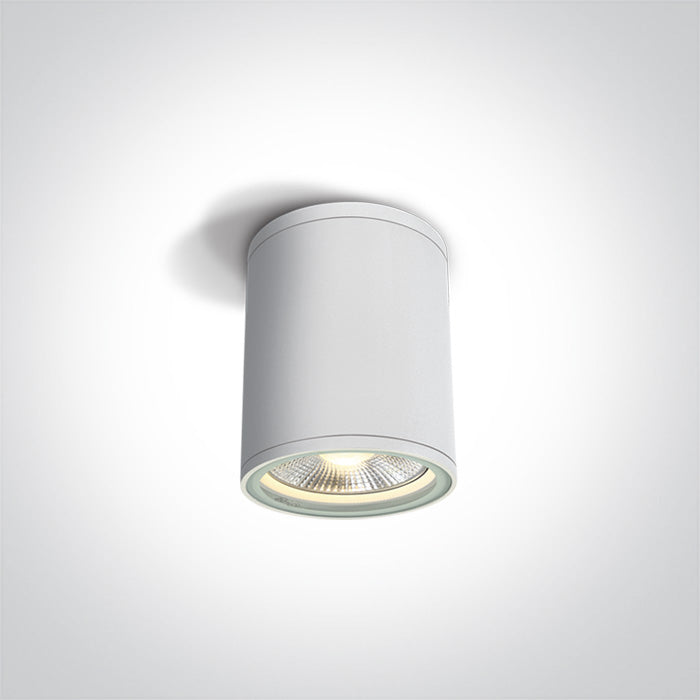 ONE Light | 67132C/W WHITE CYLINDER PAR30 E27 20W IP54 - OEM NORDIC - Quality Parts Distribution