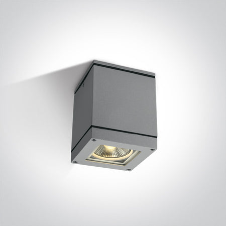 ONE Light | 67132D/G GREY SQUARE CEIL PAR30 20W IP54 - OEM NORDIC - Quality Parts Distribution
