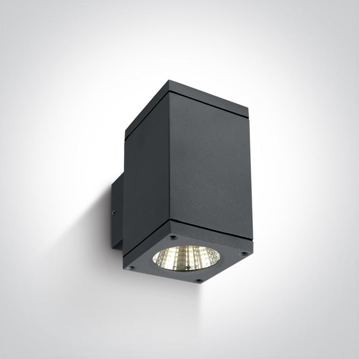 ONE Light Wall Light 2x6W 2x440lm 3000K CRI80 IP54 Anthracite 67138A/AN/W