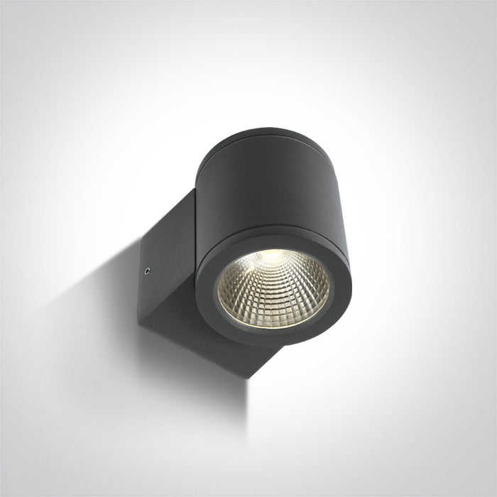 ONE Light Wall Light 6W 440lm 3000K CRI80 IP54 Anthracite 67138E/AN/W
