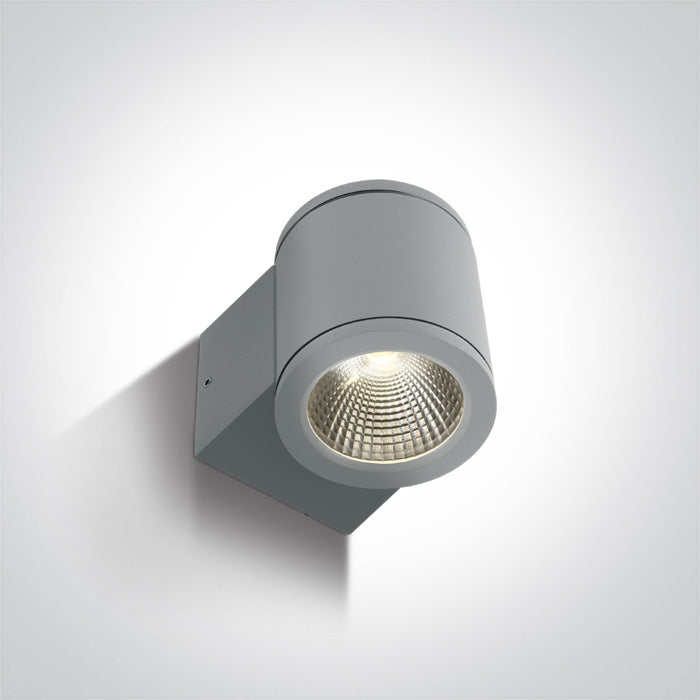 ONE Light Wall Light 6W 440lm 3000K CRI80 IP54 Grey 67138E/G/W