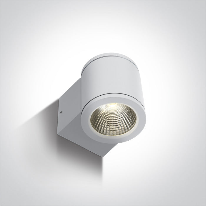 ONE Light Wall Light 6W 440lm 3000K CRI80 IP54 White 67138E/W/W