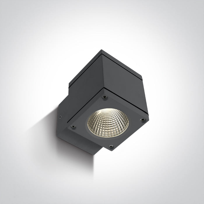 ONE Light Wall Light 6W 440lm 3000K CRI80 IP54 Anthracite 67138F/AN/W