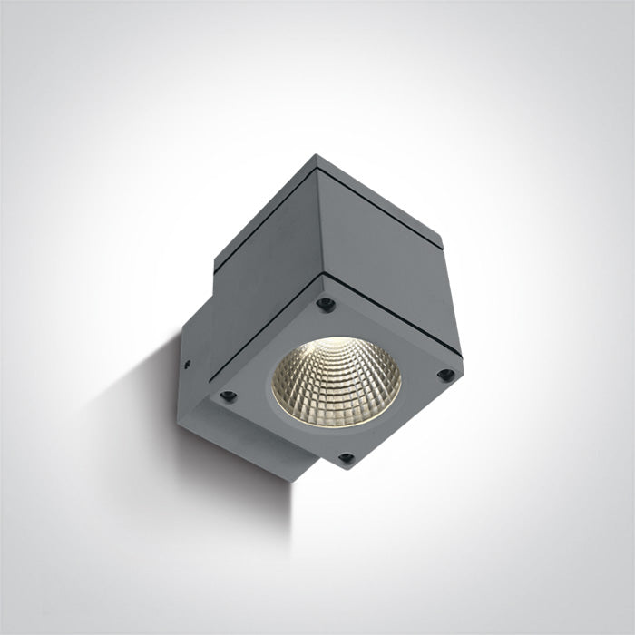 ONE Light Wall Light 6W 440lm 3000K CRI80 IP54 Grey 67138F/G/W