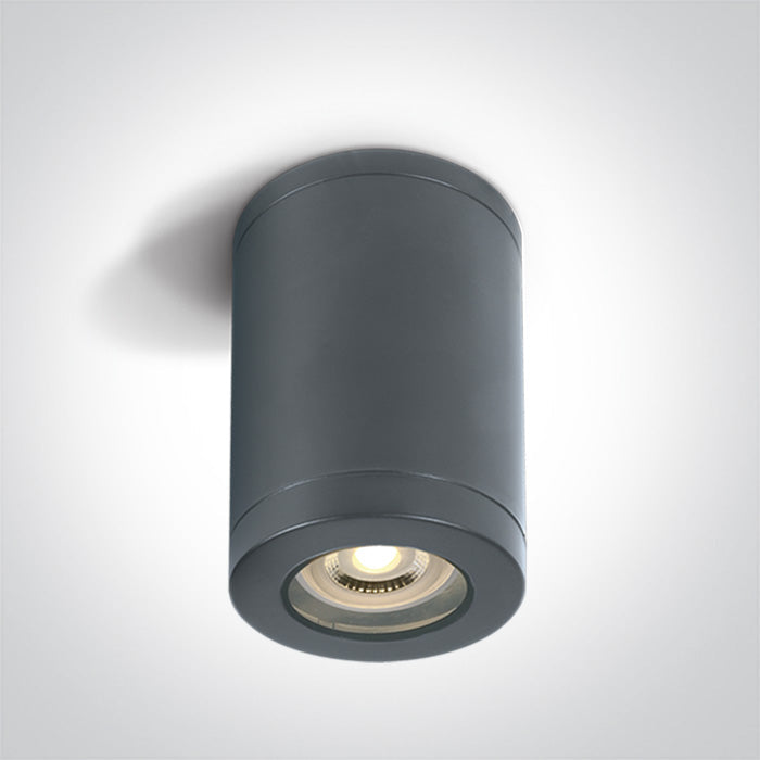 ONE Light Ceiling Light GU10 6W IP65 Anthracite 67142A/AN