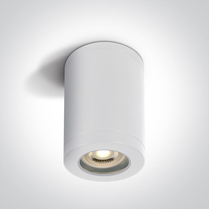 ONE Light Ceiling Light GU10 6W IP65 White 67142A/W