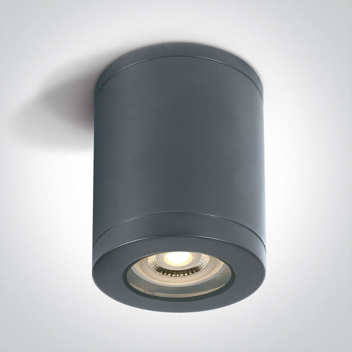ONE Light Ceiling Light GU10 10W IP65 Anthracite 67142B/AN