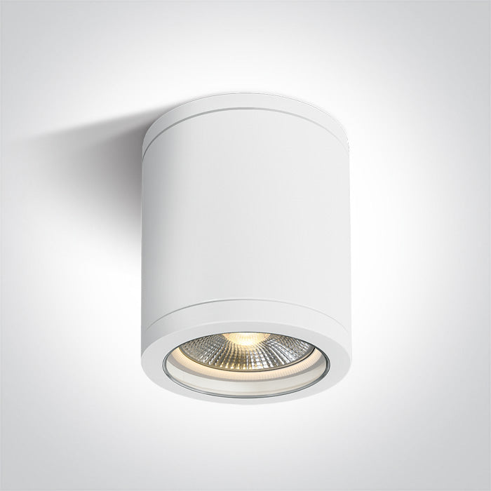 ONE Light Ceiling Light E27 10W IP65 White 67142C/W