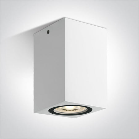 ONE Light Ceiling Light GU10 6W IP65 White 67142D/W