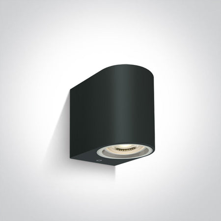 ONE Light Ceiling Light GU10 6W IP65 Black 67142F/B