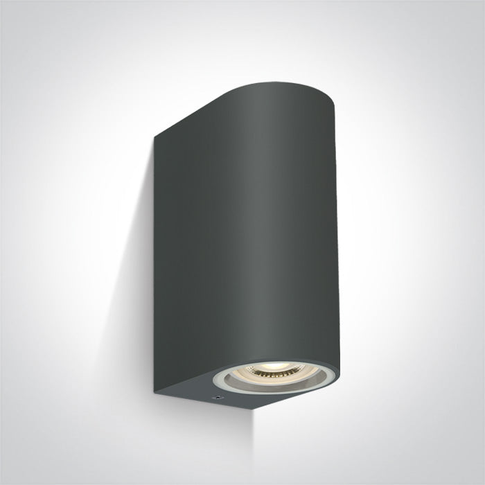 ONE Light Ceiling Light GU10 2x6W IP65 Anthracite 67142G/AN