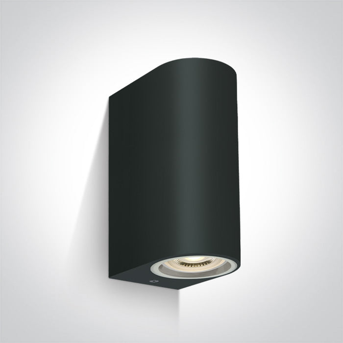 ONE Light Ceiling Light GU10 2x6W IP65 Black 67142G/B