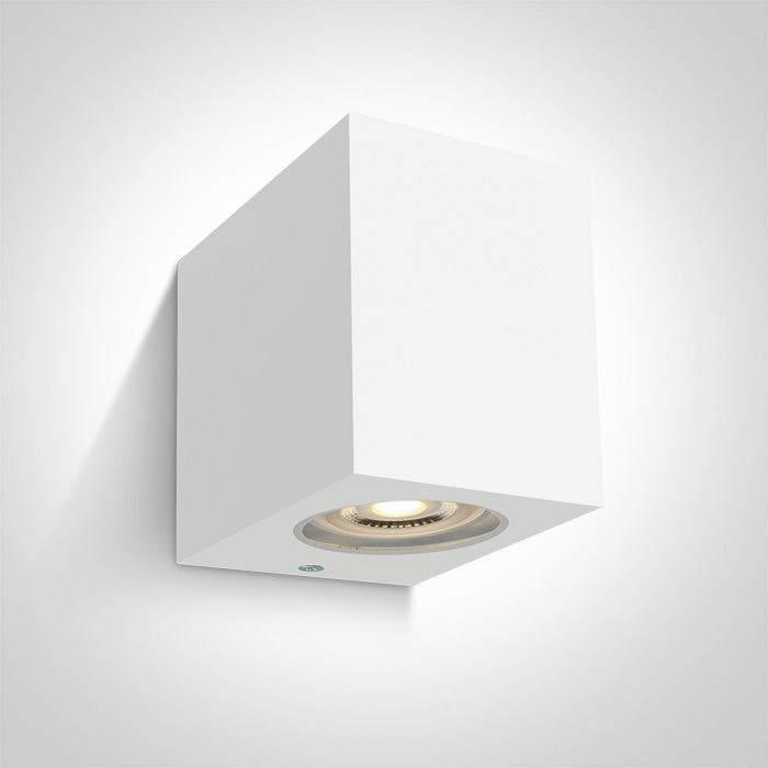 ONE Light Wall Light GU10 6W IP65 White 67142H/W