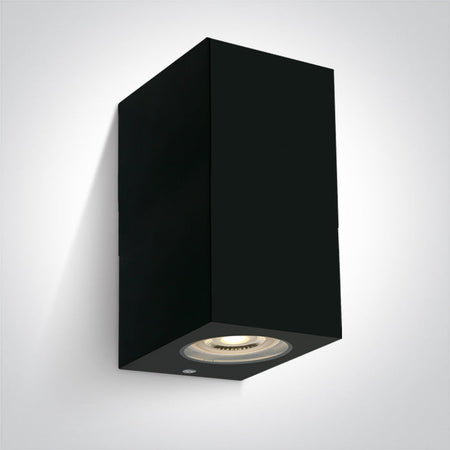 ONE Light Ceiling Light GU10 2x6W IP65 Black 67142K/B