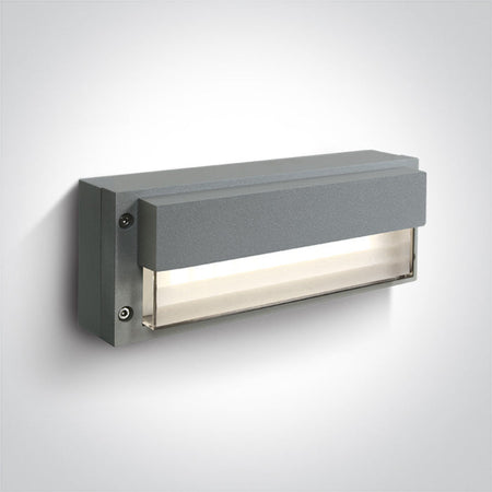 ONE Light Wall Light 3W 3000K IP54 Grey 67176/G/W