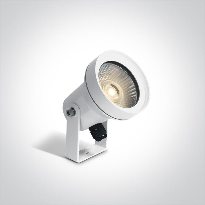 ONE Light Wall / Ceiling Light GU10 10W IP65 White 67196BG/W