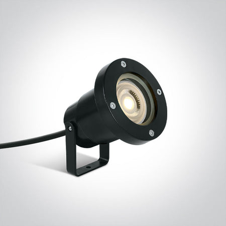 ONE Light Wall / Ceiling Light 6W IP65 Black 67202G/B