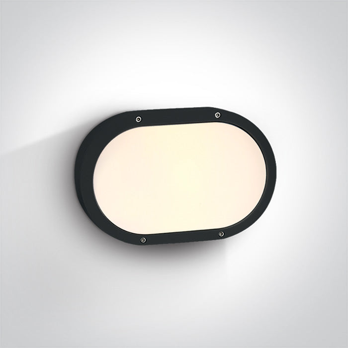 ONE Light Ceiling Light 2x10W IP54 Black 67204B/B