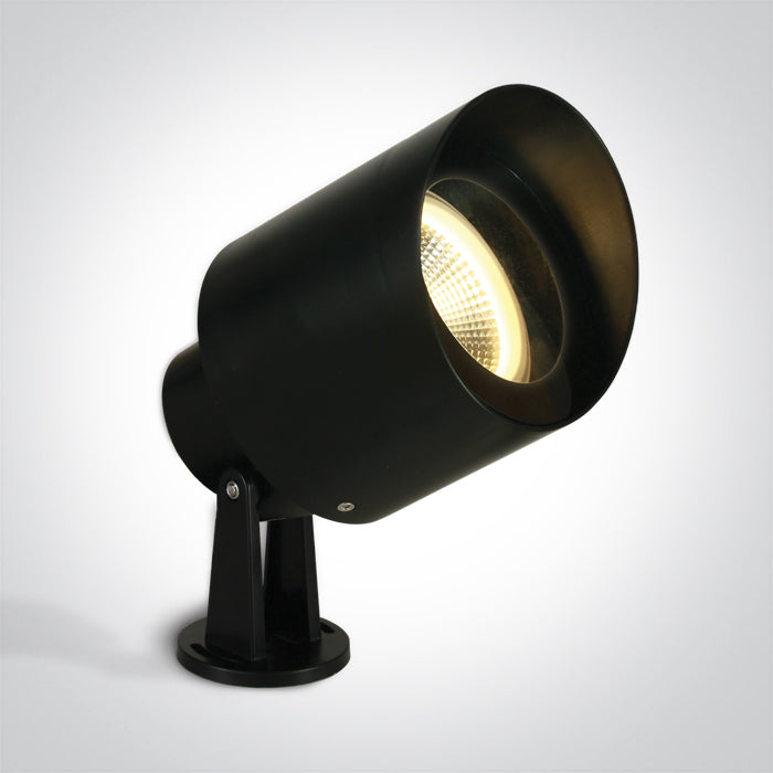 ONE Light Wall / Ceiling Light E27 10W IP65 Black 67204E/B