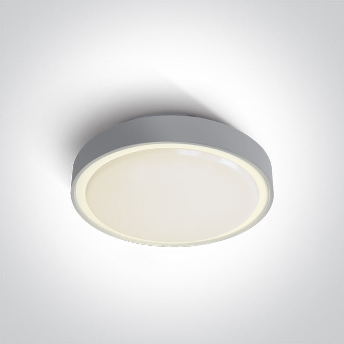 ONE Light Ceiling Light 15W 1000lm 3000K CRI80 IP65 Grey 67280ANE/G/W