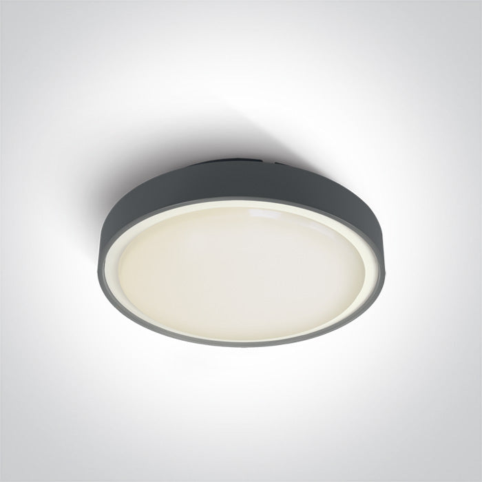 ONE Light Ceiling Light E27 2x12W IP65 Anthracite 67280EA/AN