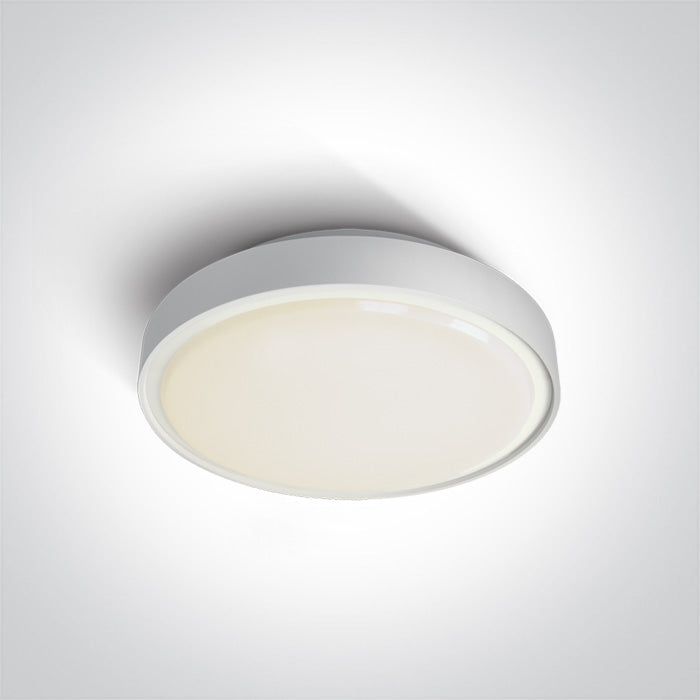 ONE Light Ceiling Light E27 2x12W IP65 White 67280EA/W