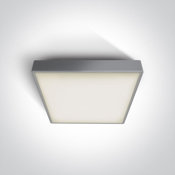 ONE Light Ceiling Light 16W 1280lm 3000K CRI80 IP65 Grey 67282ANE/G/W