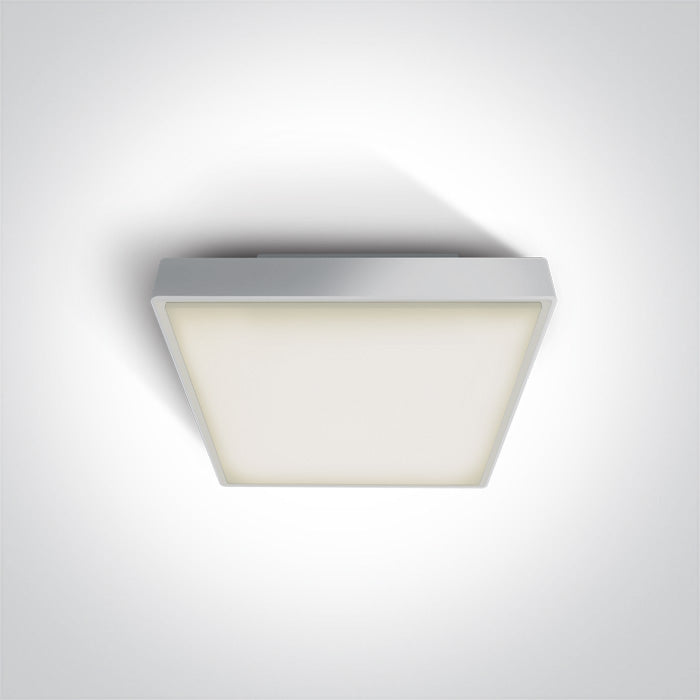ONE Light Ceiling Light E27 12W IP65 White 67282E/W