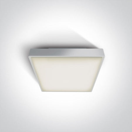 ONE Light Ceiling Light E27 12W IP65 White 67282E/W