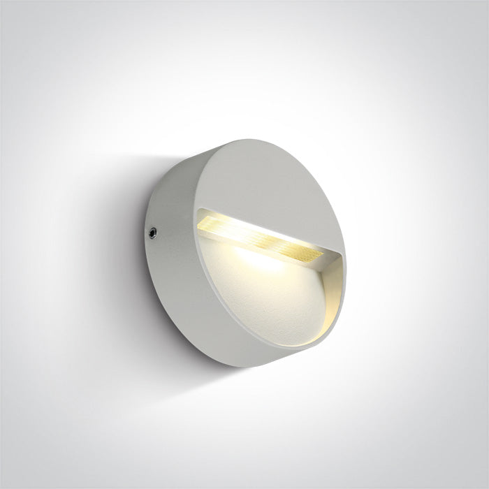 ONE Light | 67359/W/W WHITE LED WALL LIGHT 3W WW IP54 100-240v - OEM NORDIC - Quality Parts Distribution