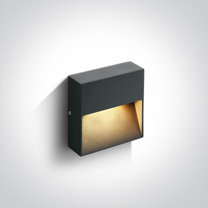 ONE Light Ceiling Light 4W 200 3000K CRI80 IP54 Anthracite 67359A/AN/W