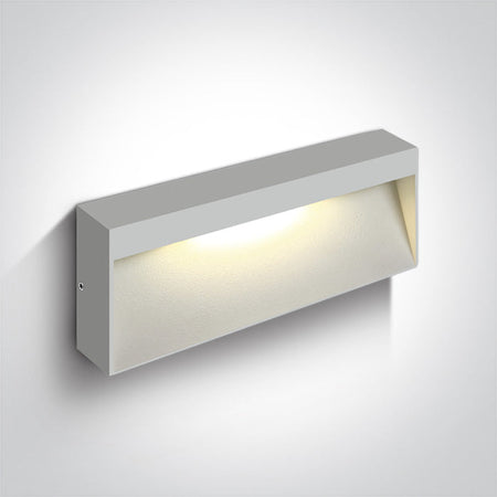 ONE Light Wall Light 7W 400lm 3000K CRI80 IP54 White 67359B/W/W