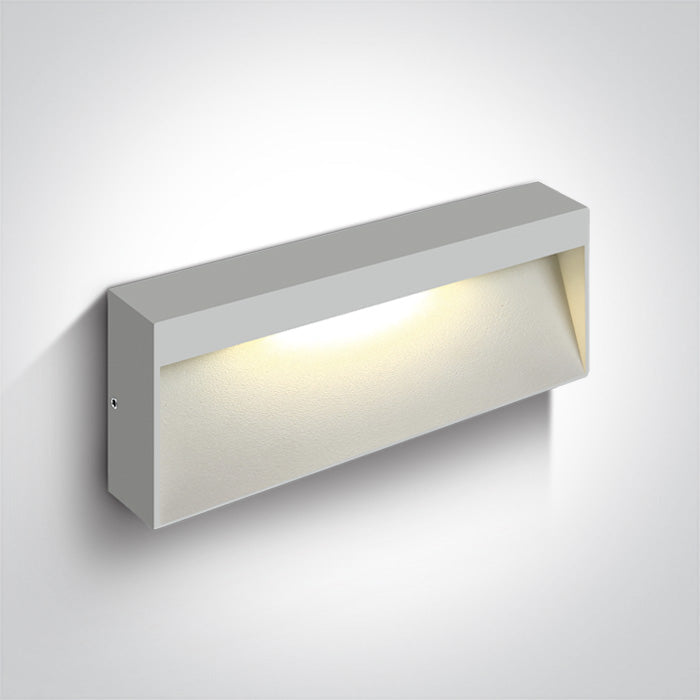 ONE Light Wall Light 7W 400lm 3000K CRI80 IP54 White 67359B/W/W